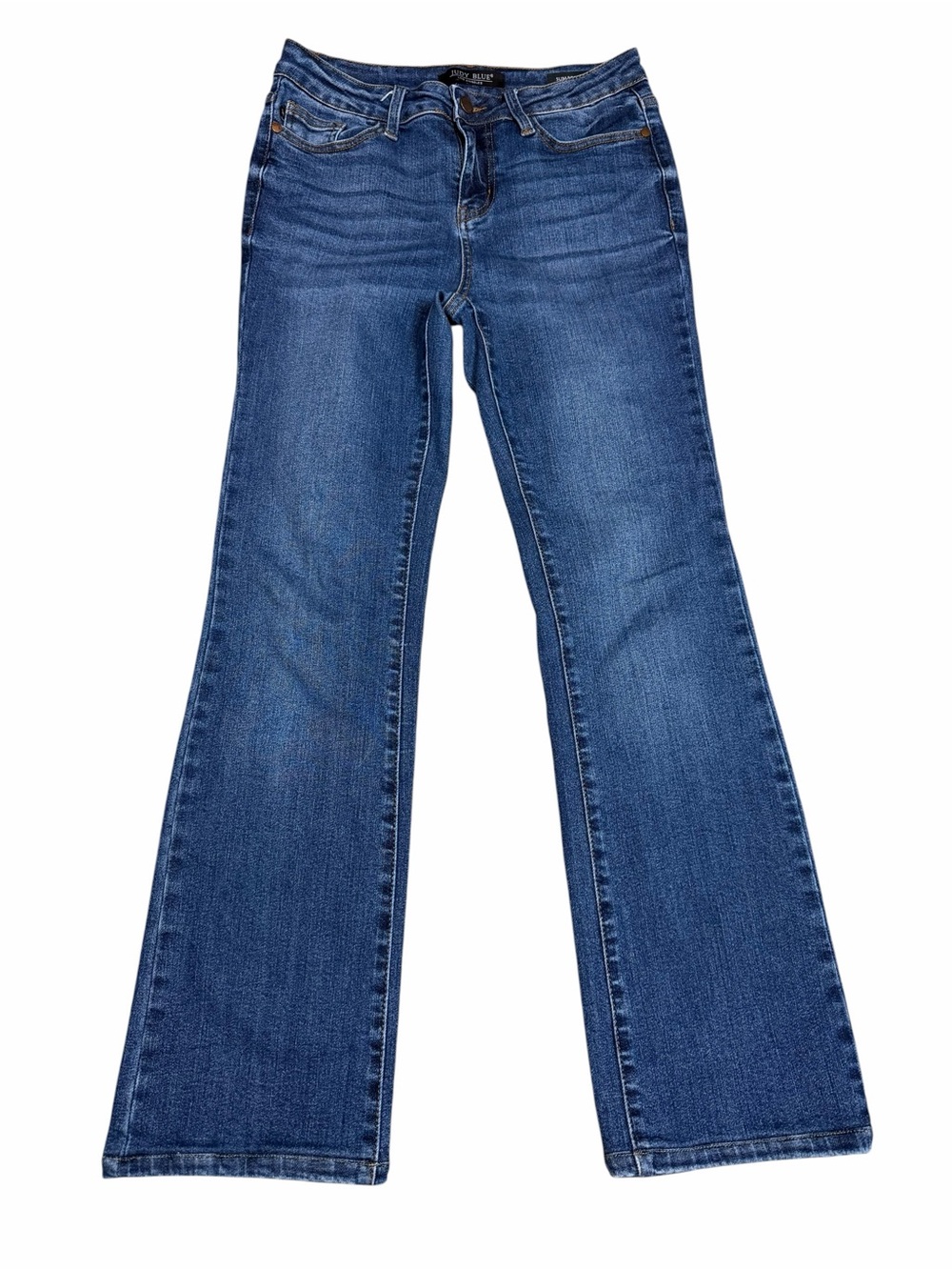 Judy Blue Women's Slim Bootcut Mid Rise Jeans | Medium/Dark Wash | Size 5/27
